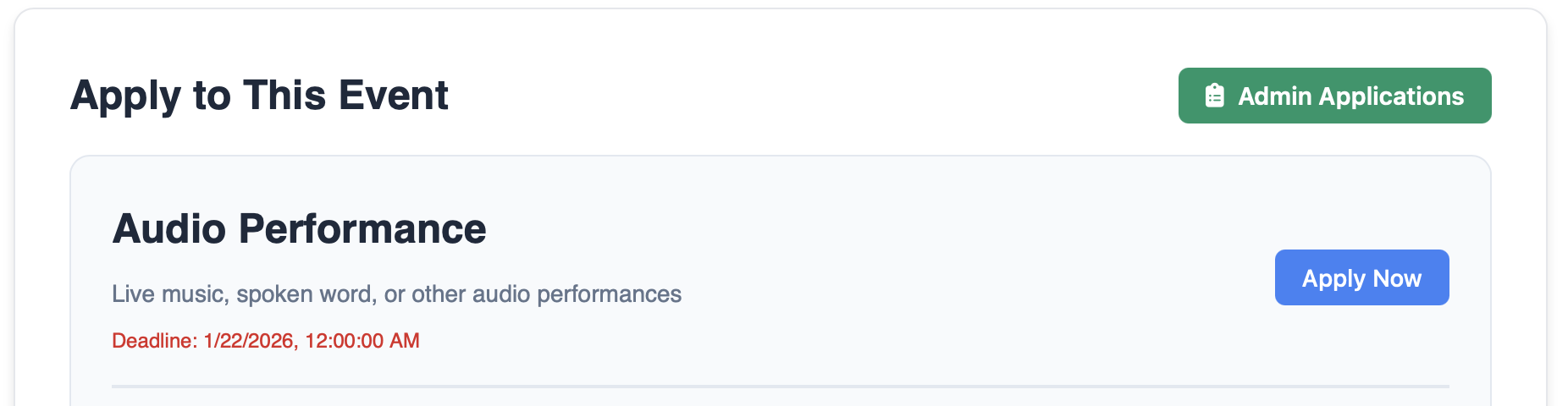 BookerPal Applications page