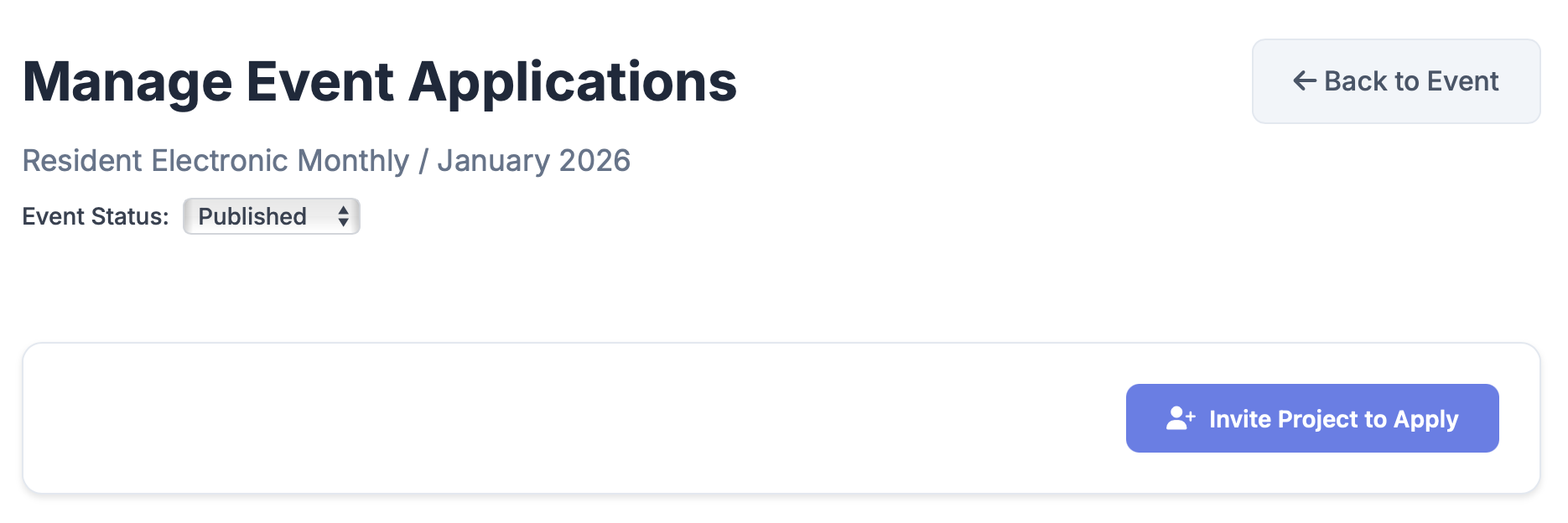 BookerPal Invite Project page